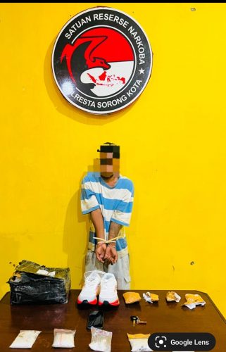 Polresta Sorong Kota Ungkap 435 Gram Sabu, Satu Tersangka Diamankan