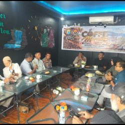 Jalin Komunikasi dan Sinergitas Dalam Rangka Kamtibmas Kapolres Aimas Gelar Coffee Morning Dengan Insan Pers