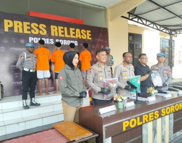 Mabuk Melakukan Pencurian Dan Perkosa Wanita Diringkus Polres Sorong