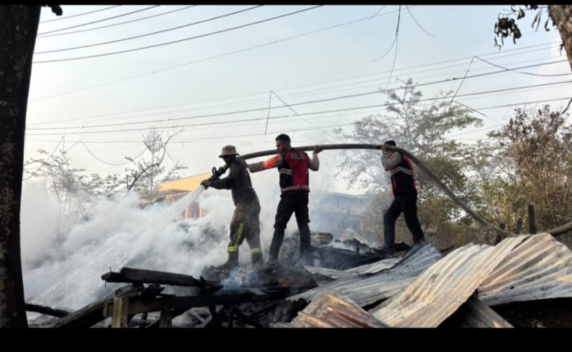 Satgas Preventif Operasi Bina Karuna Dofior 2026 Gerak Cepat Tangani Kebakaran Klasaman