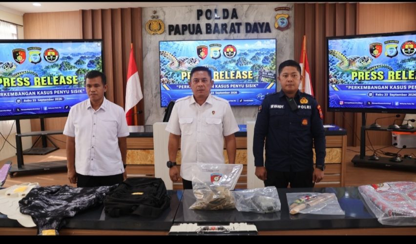 WNA China Pemburu Penyu Sisik Ditetapkan Sebagai Tersangka dan Ditahan