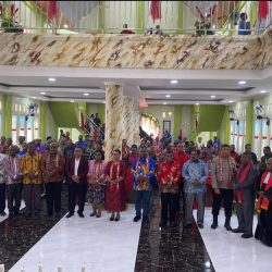 Wakapolda PBD Hadiri Peresmian dan Pentabisan Gedung Gereja GKI Agape Waigo Sorsel