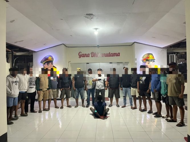 Team Resmob Mangewang Polresta Sorong Kota Tangkap Terduga Pelaku Pencurian Tujuh HP di Asrama SMP Al-Izzah