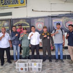 Ditpolairud Polda PBD Temukan 21 Ekor Burung Nuri Hitam Diduga Satwa Dilindungi Diatas Km Sinabung