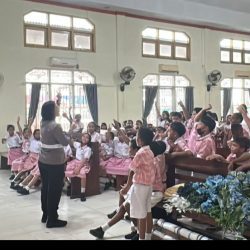 Ditlantas Polda PBD Edukasi Keselamatan Berlalu Lintas Melalui Program Polantas Goes to School
