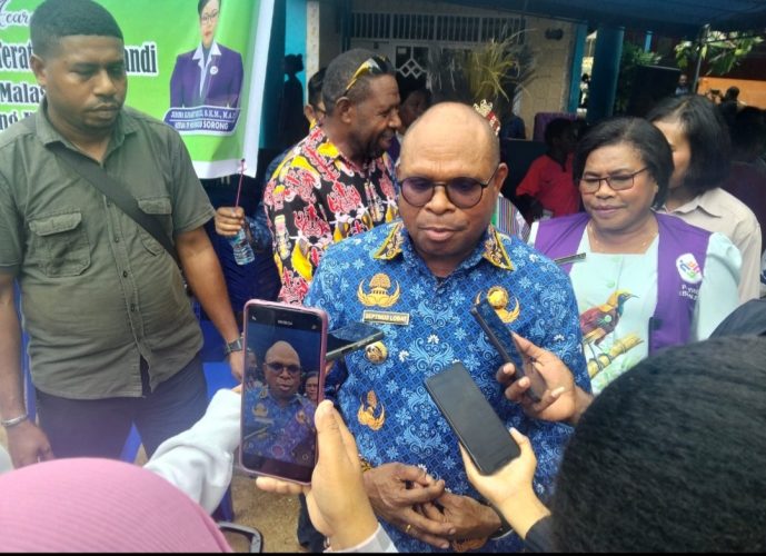 Walikota Resmikan Dua Pos Yandu Distrik Sorong Utara