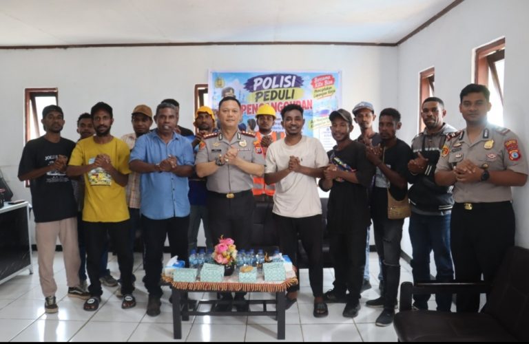 POLIRAN, Kapolresta Fasilitasi 12 Warga Berpeluang Jadi Anggota TKBM Klayum